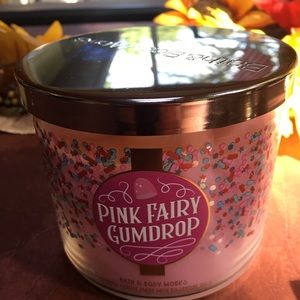 Bath and body works candle Pink Fairy gumdrop
